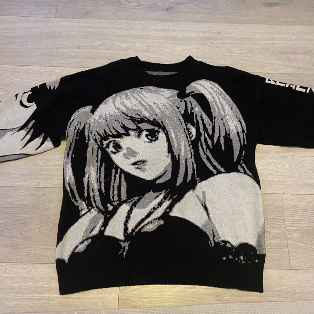 misa misa anime death note sweater